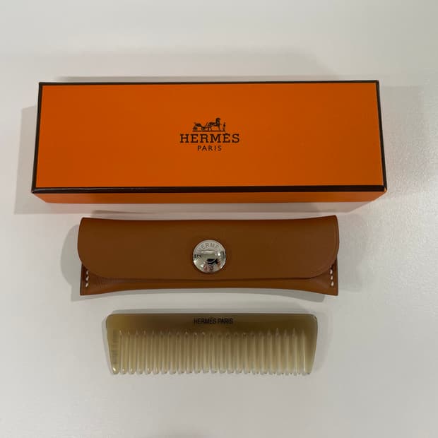 에르메스 코옴 빗 케이스 브라운 Hermes