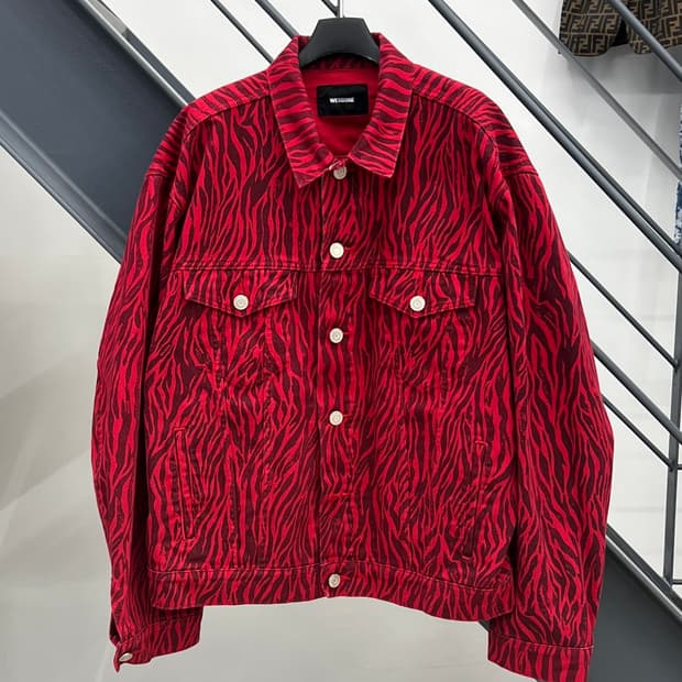 웰던 오버사이즈 지브라 트러커 자켓