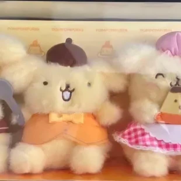 폼폼푸린 30주년 가족인형