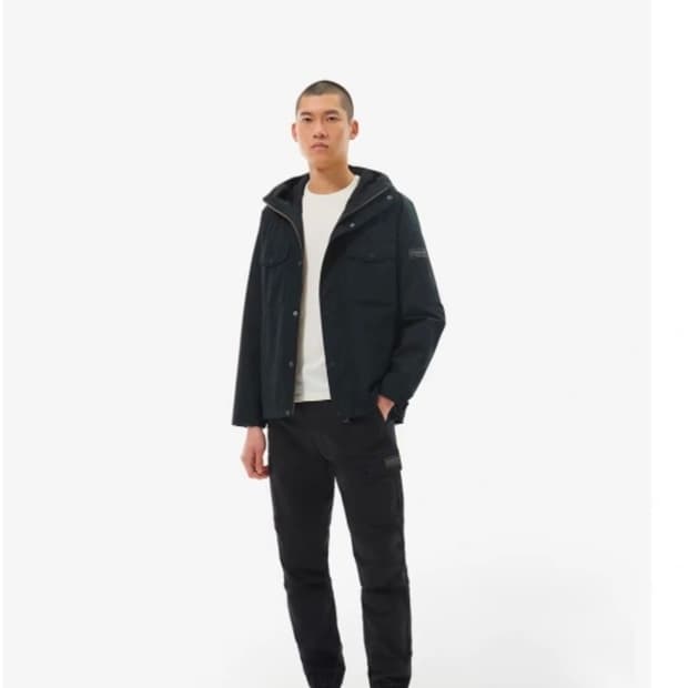 바버 인터네셔널 워터프루프 바람막이 자켓 점퍼