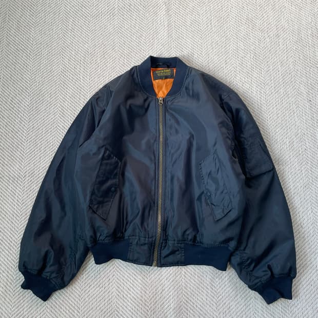 빈티지 플라이트 봄버 자켓 