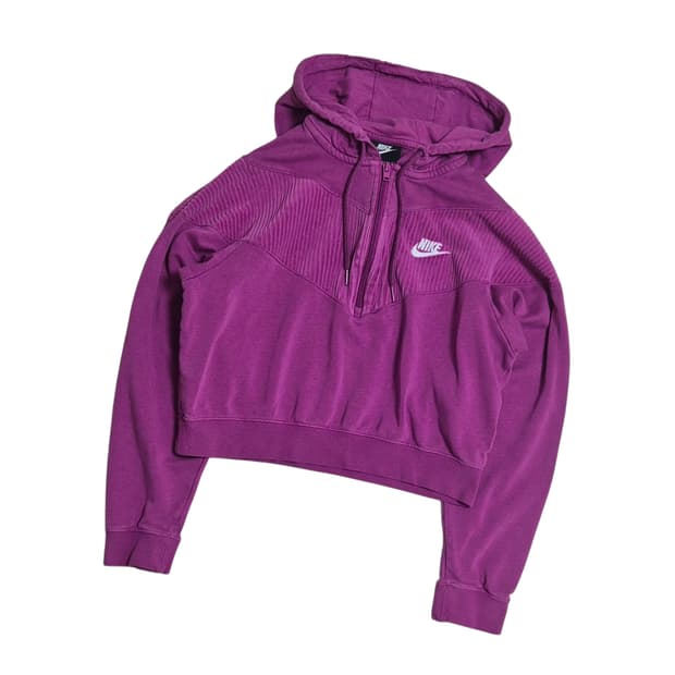 나이키 크롭 후드티