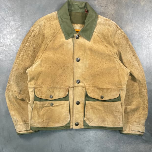 팀버랜드 스웨이드 헌팅 자켓