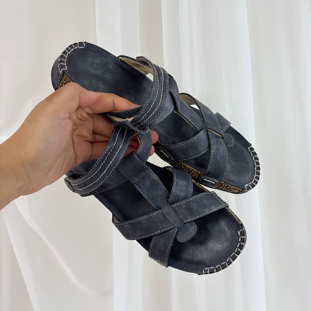 poti cross strap two-way sandals