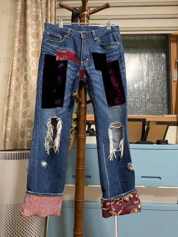 [0x30] 넘버나인 03년도 커트기 데님팬츠