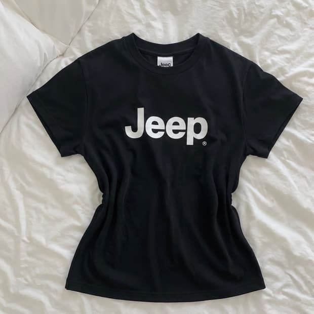 jeep 지프 블랙 반팔티 S