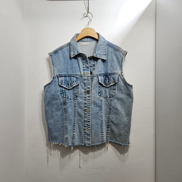 난닝구 빈티지무드 데님 조끼 베스트