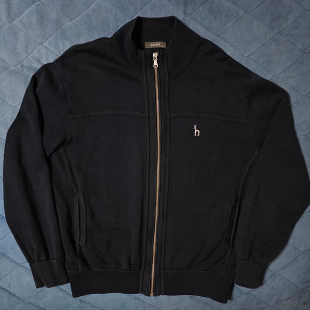 헤지스 남성 니트 집업 자켓