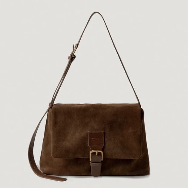 투에투아 마마스백 스웨이드 브라운