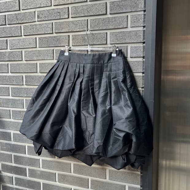 rene 벌룬 스커트 블랙