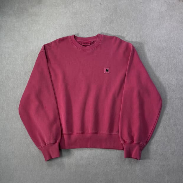 100 칼하트 WIP 피그먼트 핑크 맨투맨