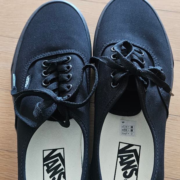 반스 어센틱 블랙 260