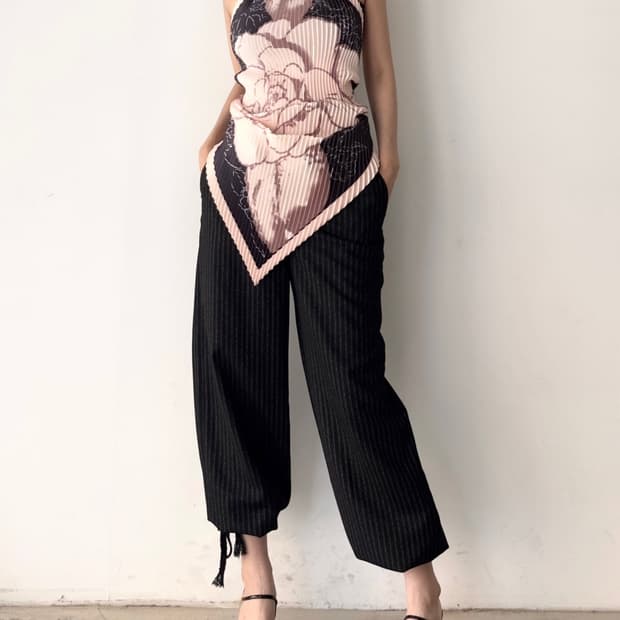 Blooming beads halter sleeveless