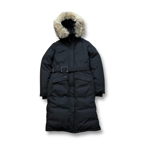 노비스 모건 크로스해치 롱패딩 