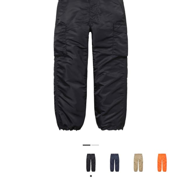 슈프림 나일론 카고 팬츠