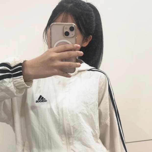 아디다스에센셜삼선우븐윈드브레이커자켓(white)xs-KRsizing