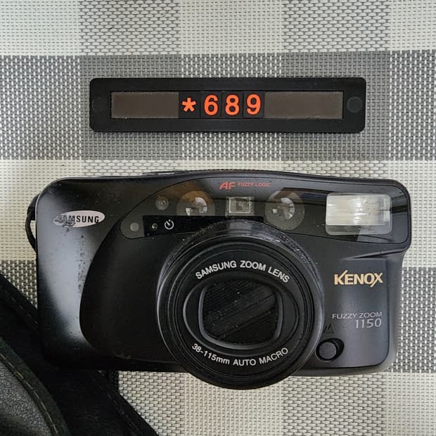 삼성 퍼지줌 1150 파노라마 필름카메라 파우치포함