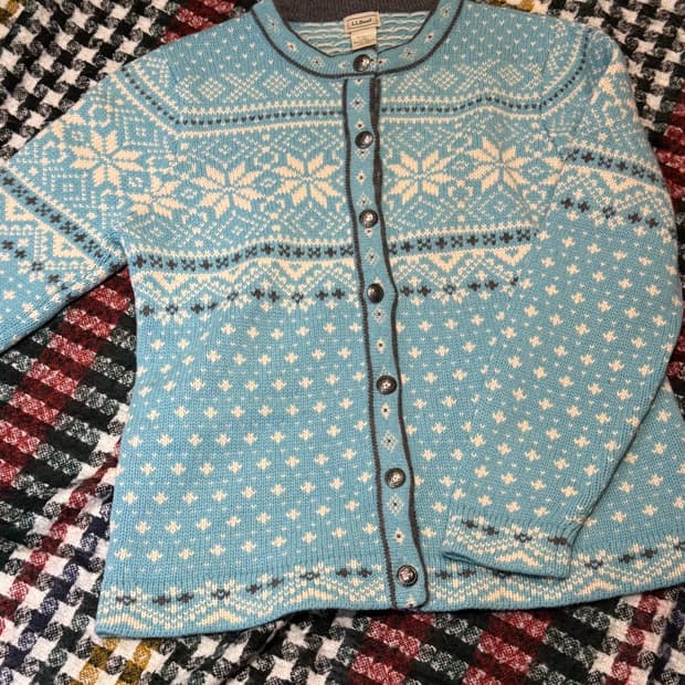 LL Bean 엘엘빈 노르딕 니트 가디건