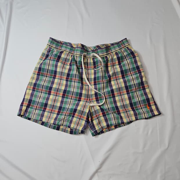 폴로 랄프로렌 오렌지포니 숏팬츠 반바지 우븐 스윔쇼츠 XL 정품