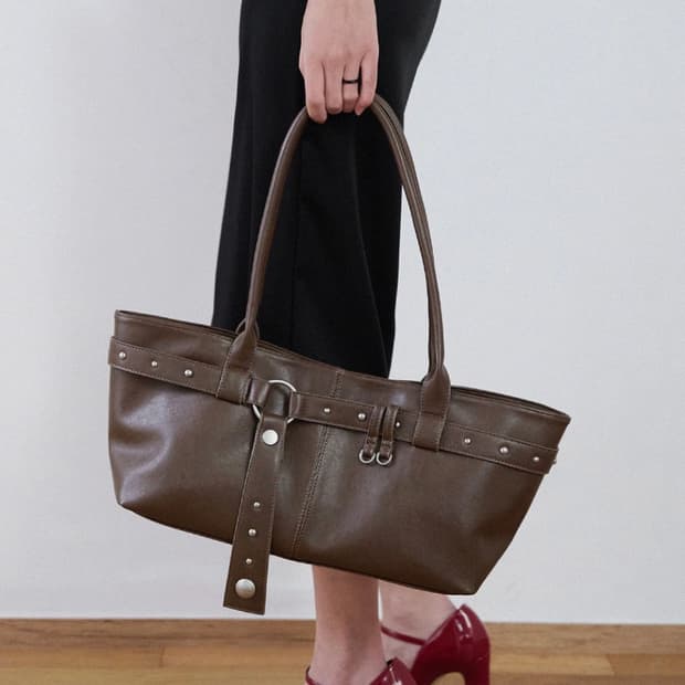 레이몬트 strap stud boat bag 가방 브라운