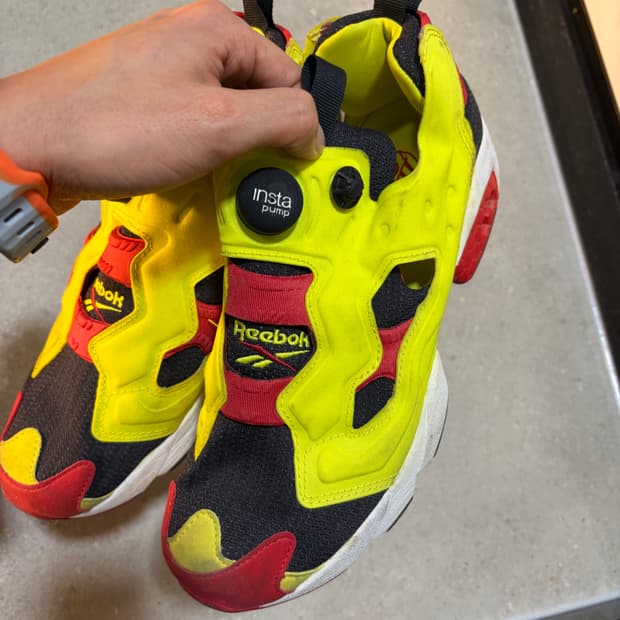 리복 인스타펌프 퓨리 형광