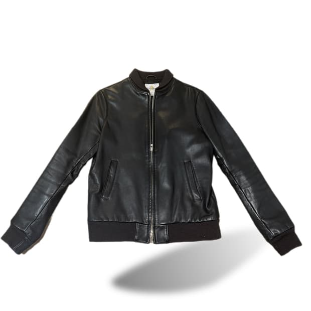 골든베어 빈티지 레더 봄버 자켓 (made in USA) 사이즈 L
