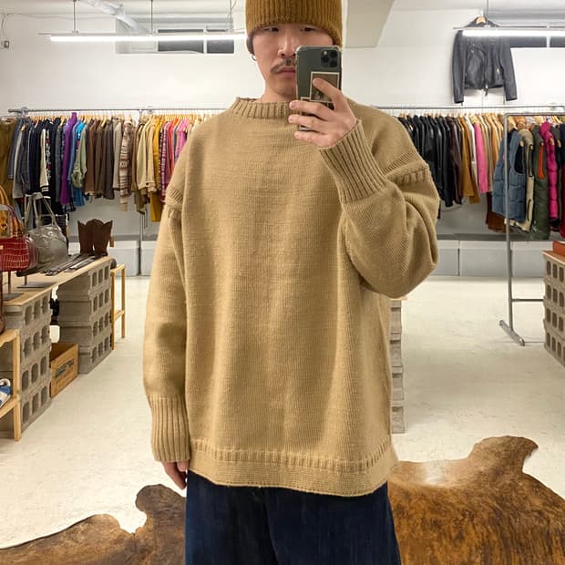 프릭스스토어 모크넥 오버핏 니트