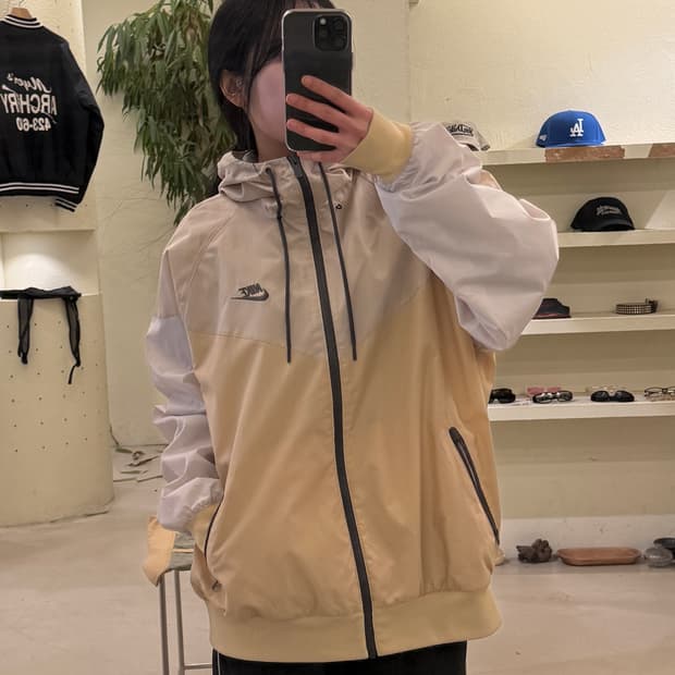 나이키 배색 후드 바람막이 U401