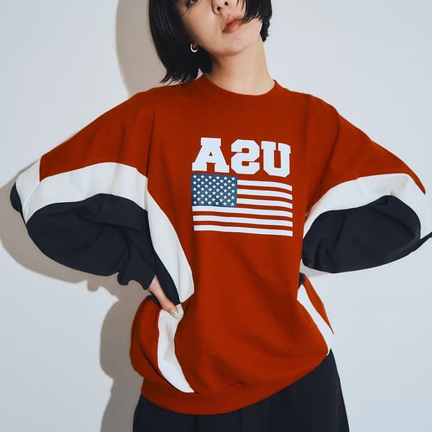 [L] 윌리차바리아 usa 스웻셔츠 