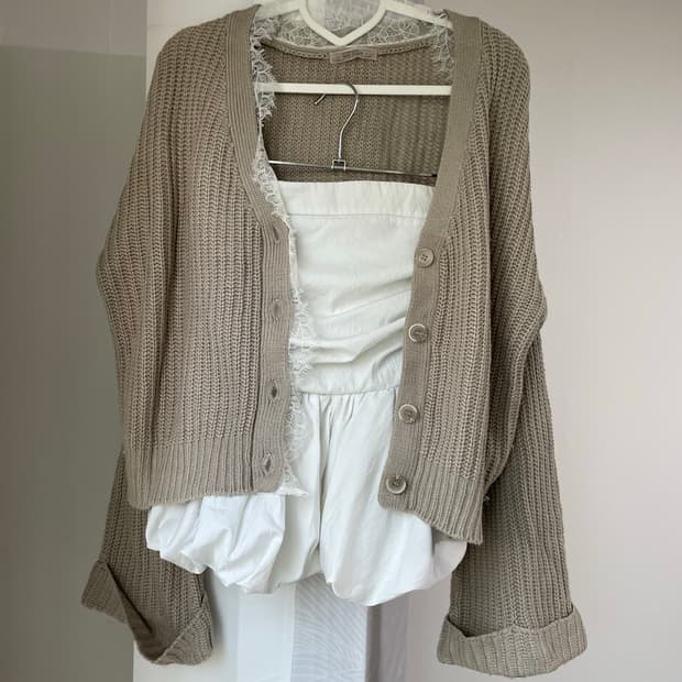 모리걸 페어리 러블리 레이스 가디건 코디셋(단품가능)