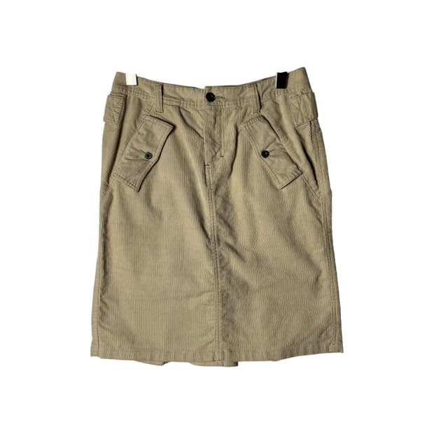 [Polo] 폴로진스 코듀로이 미디스커트