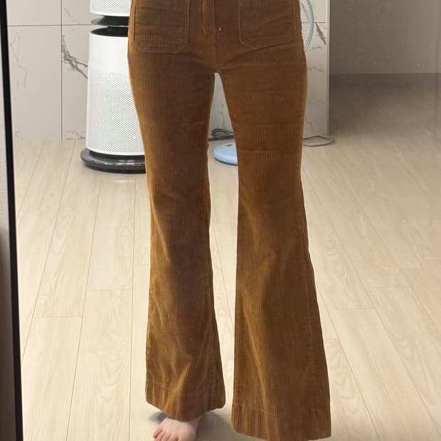 EGOIST 골덴 부츠컷 바지