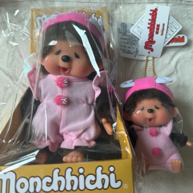 몬치치 전시 한정 나비 울보 인형, 나비 울보 키링 새제품