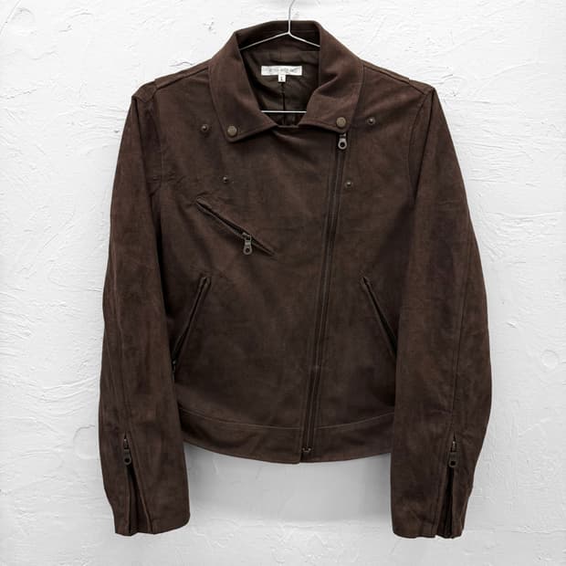 the shop tk 스웨이드 라이더 자켓