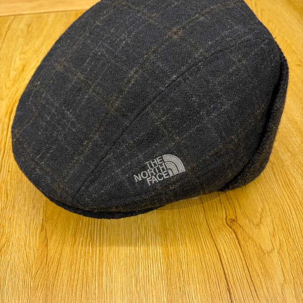 노스페이스 체크 헌팅캡 모자 60cm