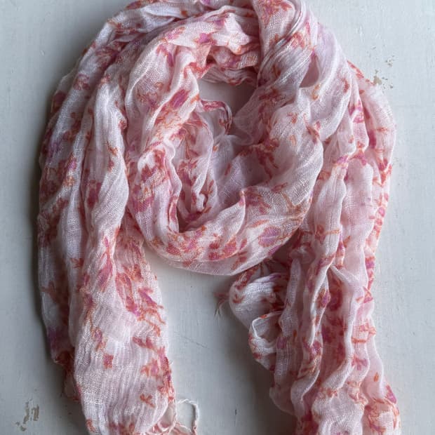 일본빈티지 꽃 봄 스카프