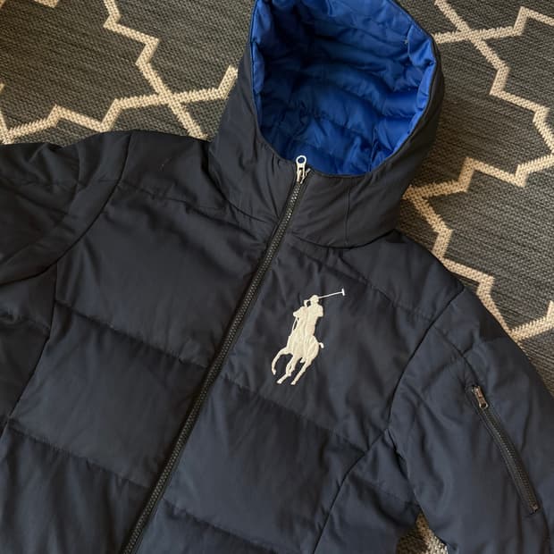 폴로 랄프로렌 빅포니 네이비 패딩