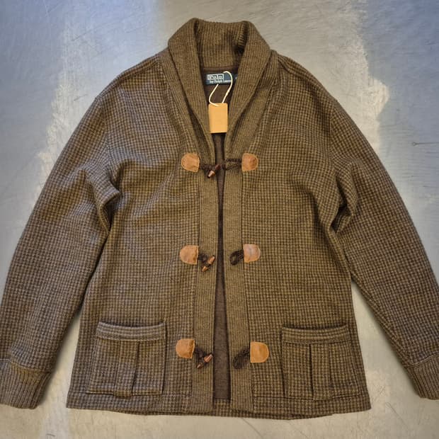 폴로랄프로렌 더플 숄카라 가디건