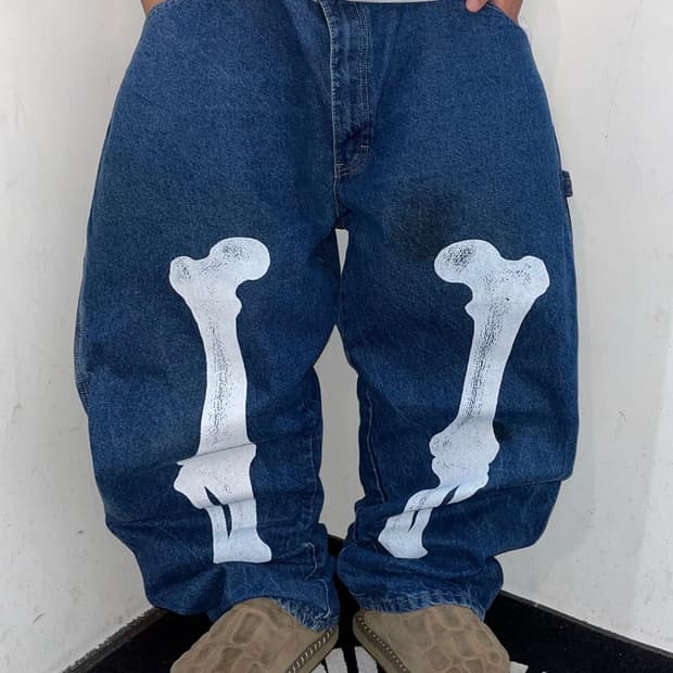 Dickies Bone Custom Denim Work Pants