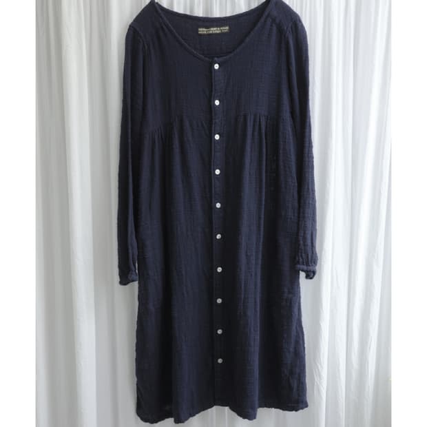 Navy cotton dress