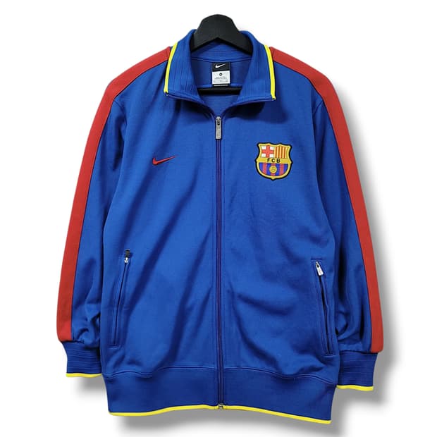 [XL] 나이키 블루&레드라인 11~12 FC바르셀로나 N98 트랙 자켓
