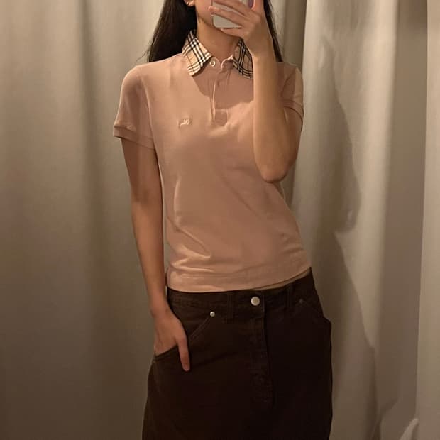 버버리 폴로 반팔카라티