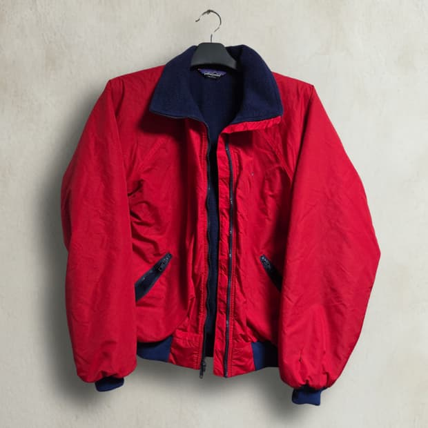 (L)파타고니아 나일론 쉘 파카 플리스 신칠라 봄버 자켓