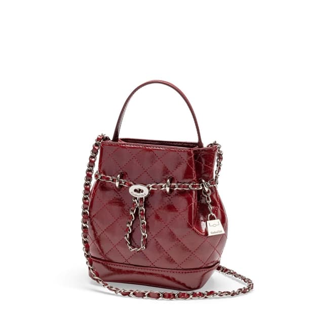 카디널레드 Bell bag burgundy