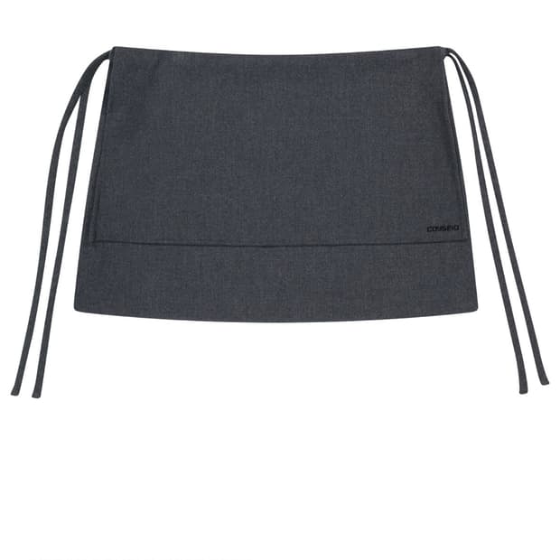 코이세이오 RIBBON DOUBLE SKIRT GREY