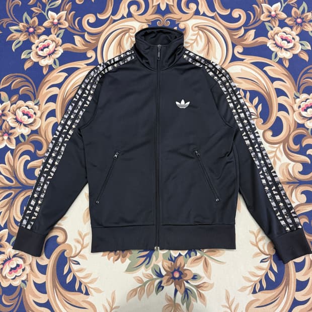 (M)아디다스 Adidas 카모 트랙탑 져지(블랙)