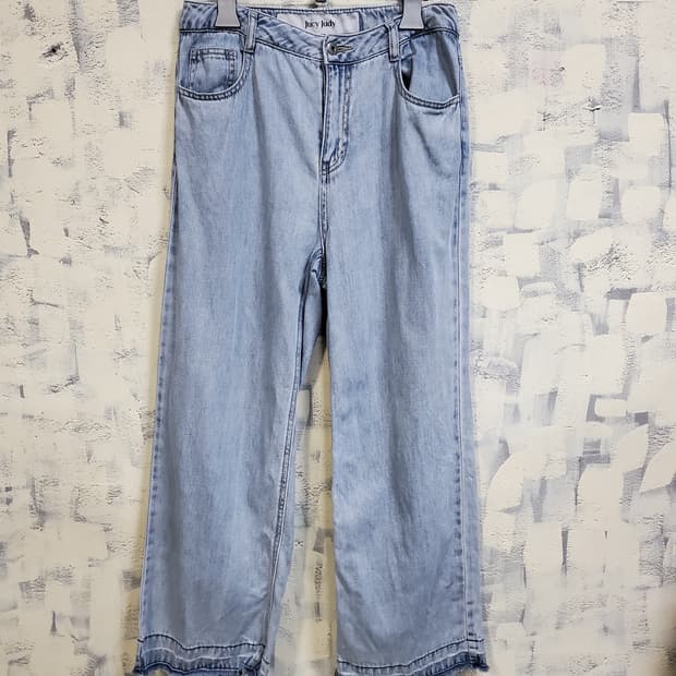 Juicy Judy 쥬시쥬디  연청 데님 와이드 팬츠 