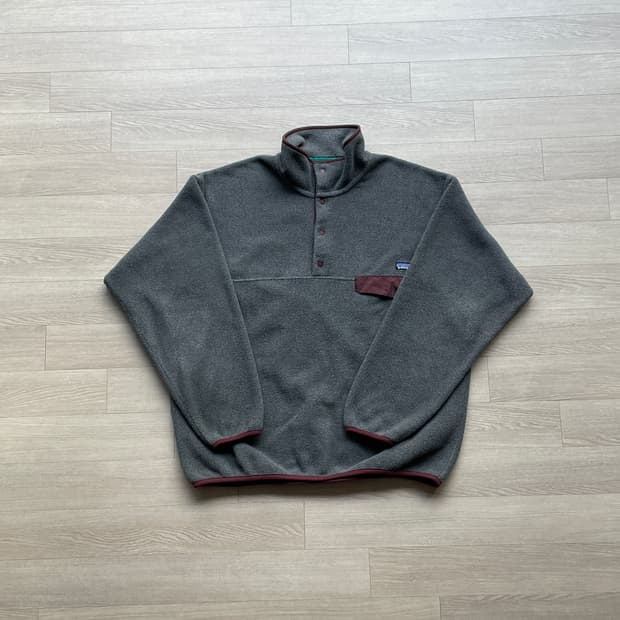 파타고니아 신칠라 니켈 그레이 브라운 플리스 patagonia