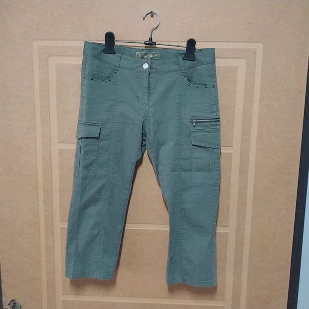 게스 스판 7부 바지 여성28 인치