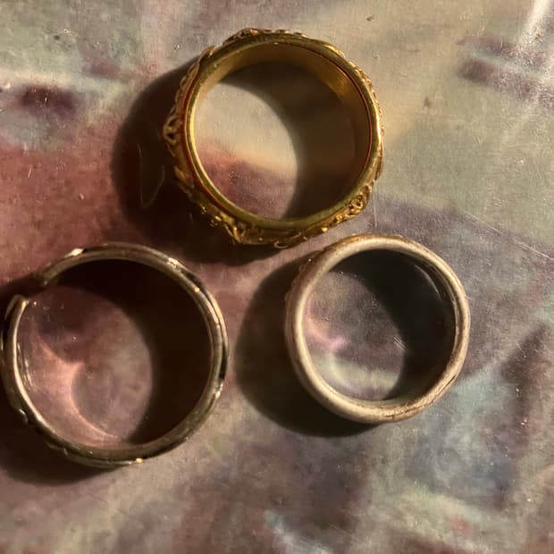 악세사리 처분 ) 반지 3종